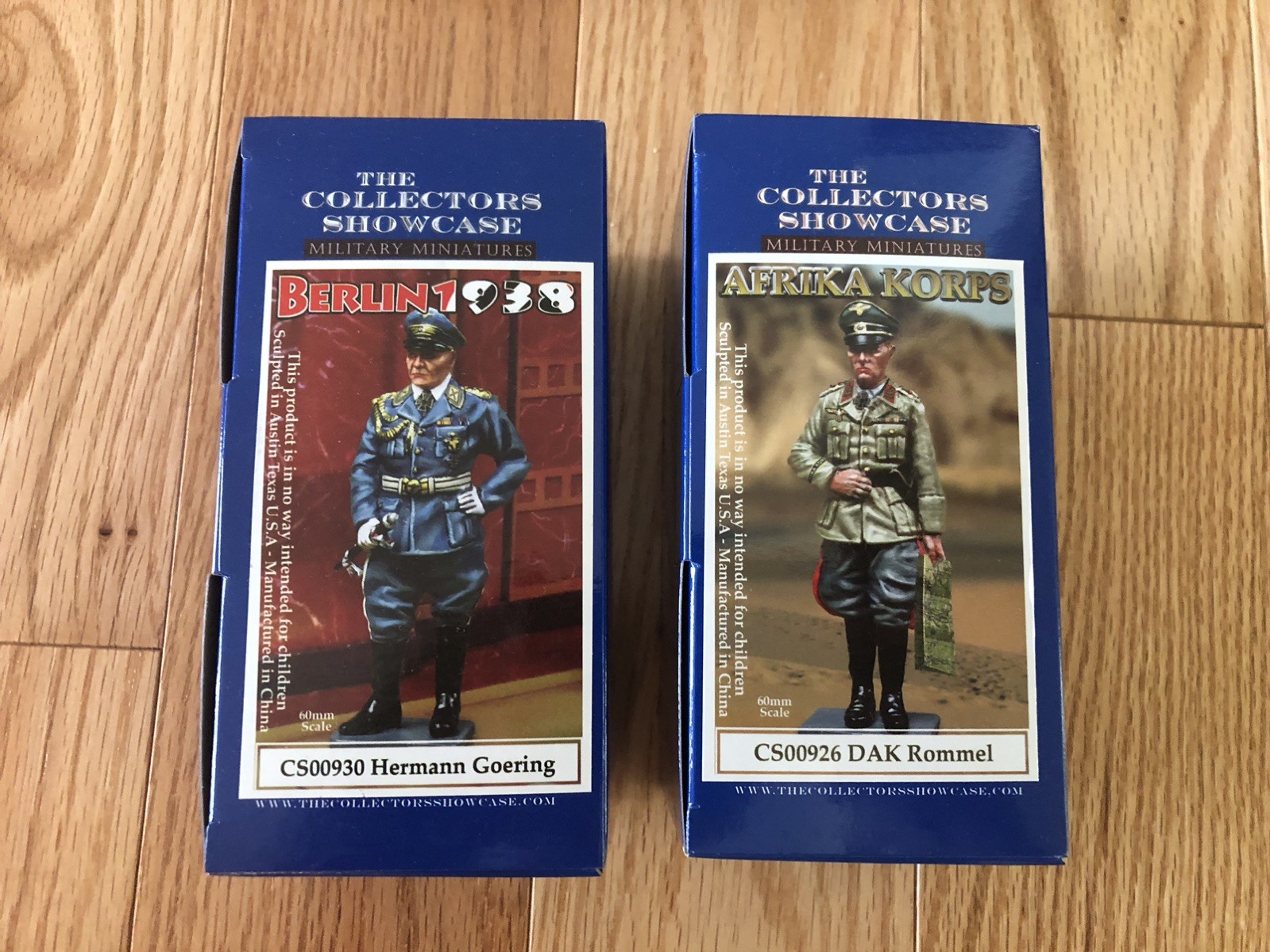 TWO Collectors Showcase Figures - CS00930 Hermann Goering & CS00926 DAK ...