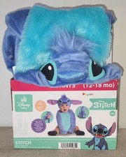 Disney Baby Stitch Costume Bodysuit Hat Lilo  Stitch Soft Plush 12-18 M NWT
