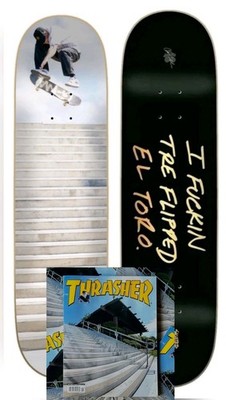 Thrasher Chris Joslin Bundle 2x G-MA SOTY & TRE FLIP Skateboard Deck Set + Mount