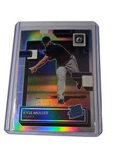 KYLE MULLER 2022 PANINI DONRUSS OPTIC RATED ROOKIE SILVER PRIZM RC SP BRAVES