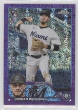 2023 Topps Chrome Purple Speckle Refractor 39/299 Jordan Groshans #9 0vt8