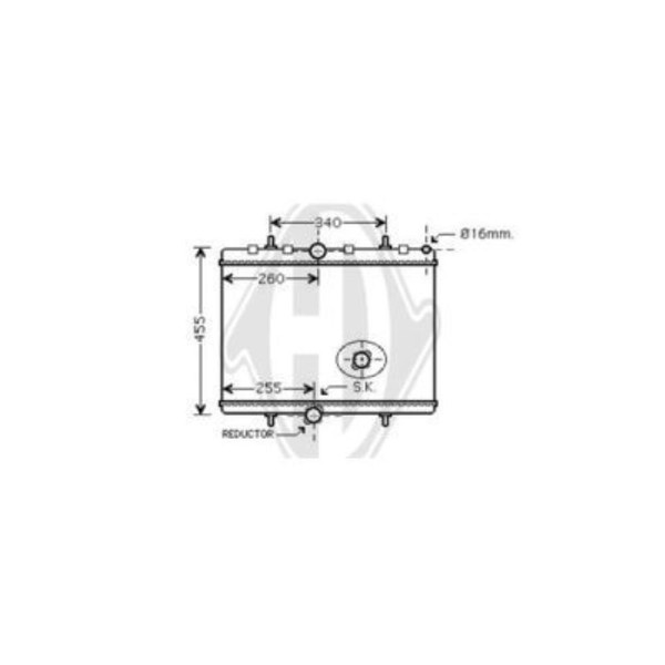 KüHler WasserküHler MotorküHler 380X560X32 FüR CitroëN Jumpy C8 Ea_ Eb_ 2.0-image