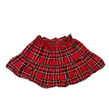 Crewcuts Shimmer Tartan Holiday Skirt Size 8