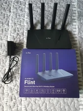 GL.iNet GL-AX1800 Flint WiFi 6 Router - Dual Band Gigabit Internet Router