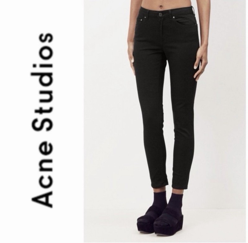 Acne Studios Skin 5 Size 26 Black $290 Skinny Jeans