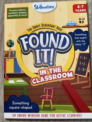 Skillmatics Card Game - Found It Classroom Scavenger Hunt (4-7 Years) New/Sealed