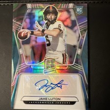 2020 Jacksonville Jaguars - Rookie Auto Jake Luton #16 Hyper Prizm 2/4 (AU, RC)