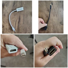 2 Bundle Mini Display Port Display Port to HDMI Adapter For Mac 