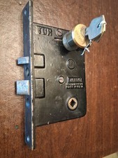 RARE Antique Sargent 6705-1/2 Push Button Mortise Lock Pocket Door Hardware