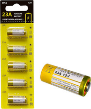 23A 12 Volt Battery 12V Alkaline Battery 5 Count,23A 12V Battery for Remote