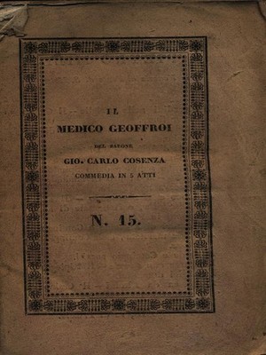 DER ARZT GEOFFROY ALTE BÜCHER/MODERNISIERT COSENZA, GIO.CARLO
