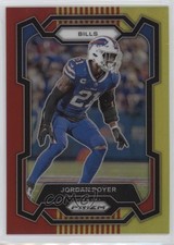 2023 Panini Prizm Red & Yellow Prizm 40/44 Jordan Poyer #31 09br