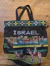Beaded Artisan Drawstring Bag Purse Israel