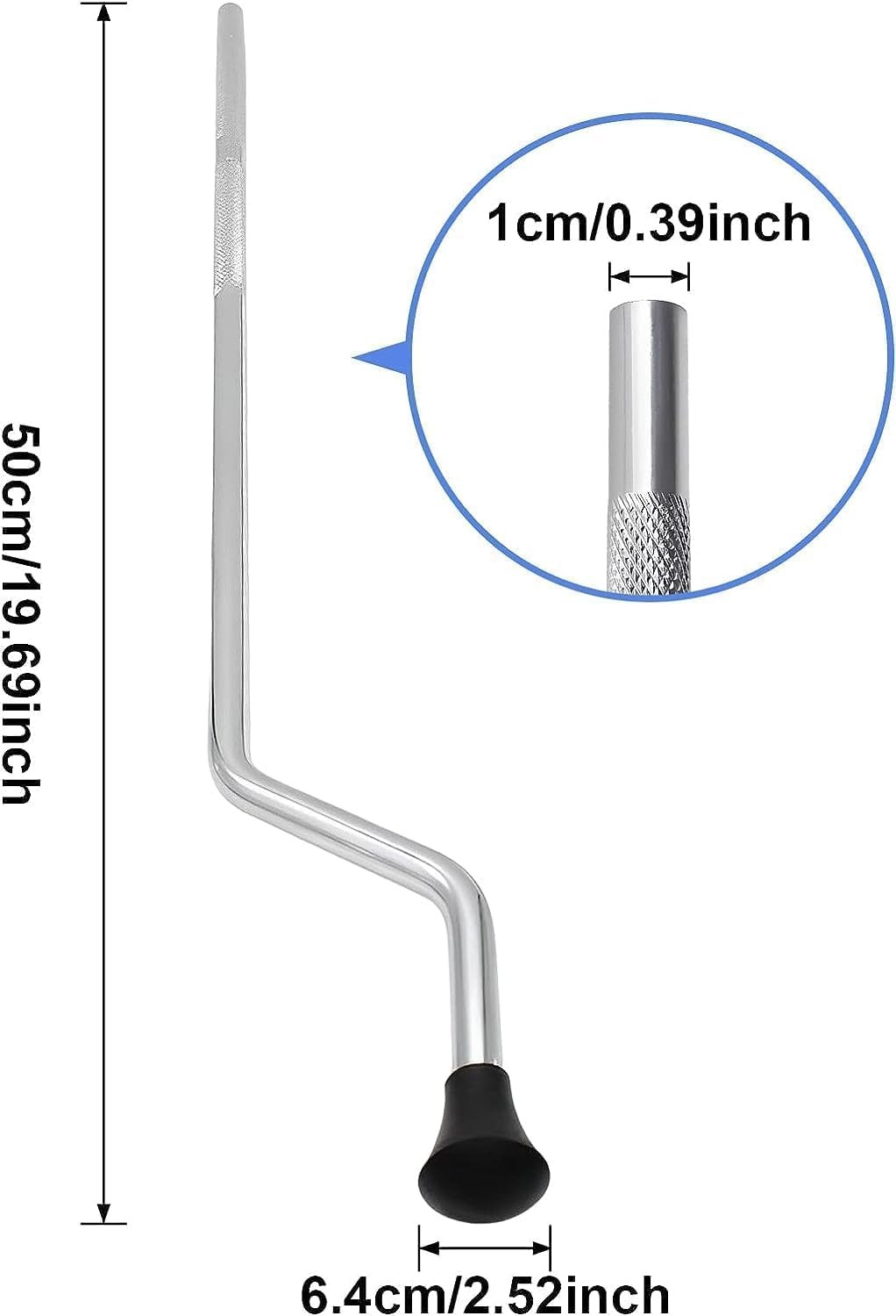 Duty 3Pcs Metal Floor Tom Drum Legs Percussion Parts Drum Parts Replacement USA