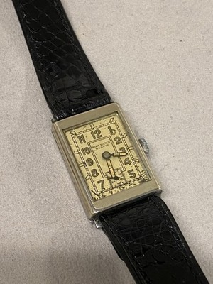 Antike Nika Watch Geneve Armbanduhr Art Deco 30er Jahre Tank 