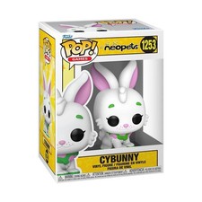 Neopets Cybunny  Figure #1253 Funko Pop Funko Pop box and figure