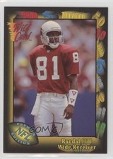 1991 Wild Card Randal Hill #18 Rookie RC 0st9. rookie card picture