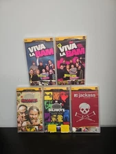 Lot Of 5 UMD PSP Shows - Wildboyz, Viva La Bam, And Jackass