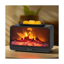 Flame Fireplace Wax Melt Warmer,Scentsy Wax Warmer with Timer, Elec... Fast Ship
