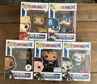 Funko POP! Marvel Captain America Lot of 5 Exclusives Civil War MINT