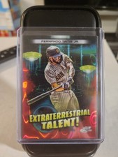2023 Topps Chrome Cosmic Fernando Tatis Jr. Extraterrestrial Talent Red 4/5