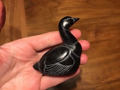 kleine Figur Ente oder Gans von BOMA Canada Replik Inuit-Kunsthandwerk