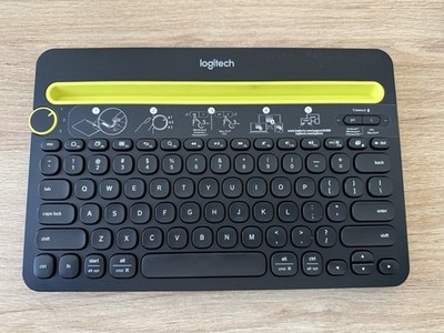 Logitech K480 Keyboard Wireless Multi-Device Bluetooth, Black