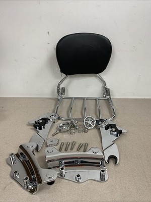 Rivco Quick Detach Backrest And Rack For Harley Touring 2009-2013 MV170