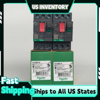 2PCS Schneider GV2ME16 NEW Protector: Quick Shipping US Stock In CA