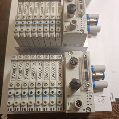 Festo 8 Ventilverteiler, komplett, VTUG-10-VRPT-B1T, CTEU-572556, VAEM-L1-S-8-PT