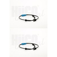 2X Astemo Hitachi ABS-SENSOR Raddrehzahl Hinten Passend FüR CitroËN C-ELYSEE C3