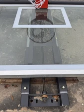 Porter Ceiling Suspended Forward-Folding Motorized Basketball Hoop System