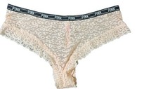 NWT Victoria s Secret Pink Lace Extra Low Rise Cheekster Sz M 2014