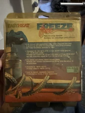 Easy Heat Freeze Free Pipe Heating Cable 5 FT/1.5m 120VAC READ Description