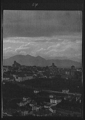 Travel views,cityscapes,nitrates,buildings,mountains,Europe,Arnold Genthe,1904