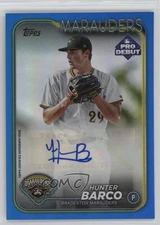 2024 Topps Pro Debut Blue Foil Auto /150 Hunter Barco #PD-183 Auto