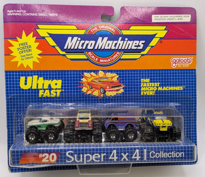 Galoob Micro Machines Ultra Fast Super 4 x 4 I Sammlung #20 Vintage 1988