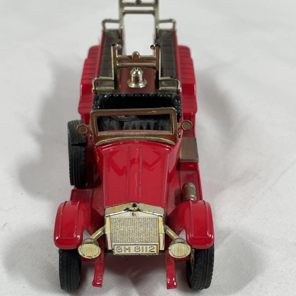 VINTAGE Matchbox Models Of Yesteryear Lesney Y-7 Rolls Royce Fire Engine Truck - Image 3 of 4
