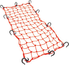 15In X 30In Elastic Cargo Net with 10 Adjustable Hooks and Tight 2In X 2In Mesh,