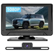 HD 1080P Backup Camera IP69 Waterproof Night Vision With 7 Inch Monitor