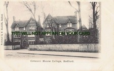 Crescent House College Bedford England Early Postcard