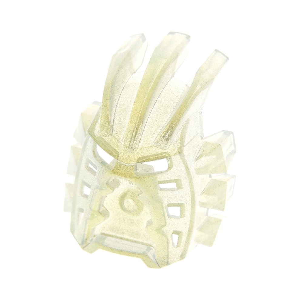 1X Lego Bionicle Figure Mask Transp. Gold Glitter Kanohi Avohkii 8596 44814PB01