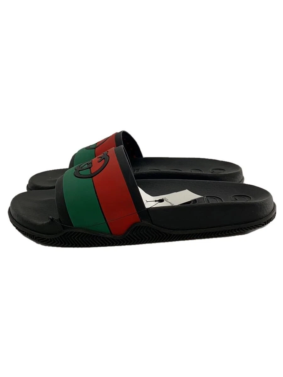 Gucci Interlocking G Sandales à G Caoutchouc Noir Homme avec Taille 8 Accessoires