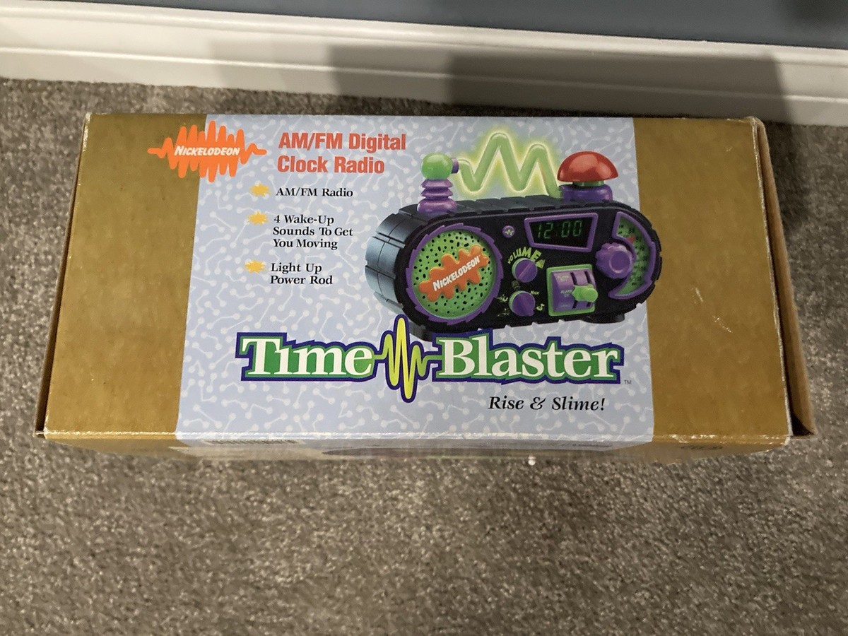 Nickelodeon Time Blaster Alarm Clock BOX ONLY - NO CLOCK | eBay