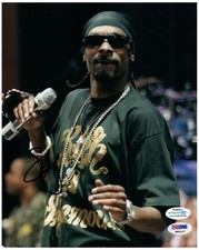 Snoop Dogg Signed Autographed 8x10 Photo Rap ACOA PSA