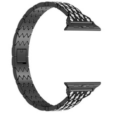Devil Eye Diamond Bracelet Metal Watch Band, For Apple Watch SE 40mm, For Apple