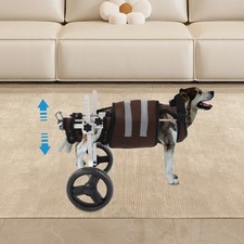 2-wheel Rehabilitation Walking Aid Adjustable Pet Wheelchair For Dog Leg Injurie