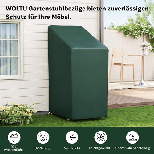 WOLTU Schutzhülle Gartenmöbel Schutzplane PE Abdeckung UV-Beständig Wasserdicht - Bild 20 von 33