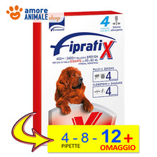 Fipratix - 4 pipette per Cane da 40-60 kg -Taglia Gigante  Antiparassitario cani img 0