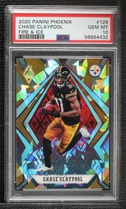 2020 Phoenix Rookies Fire & Ice /50 Chase Claypool #126 PSA 10 GEM MT Rookie RC